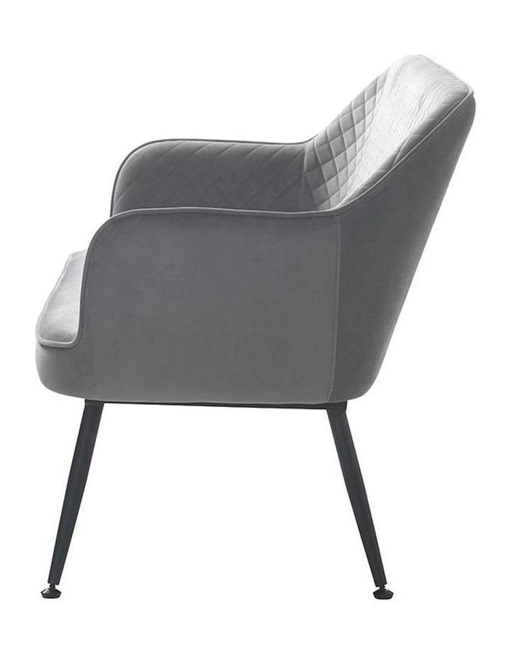 BERRIE 2 Seater Sofa - Grey image 7