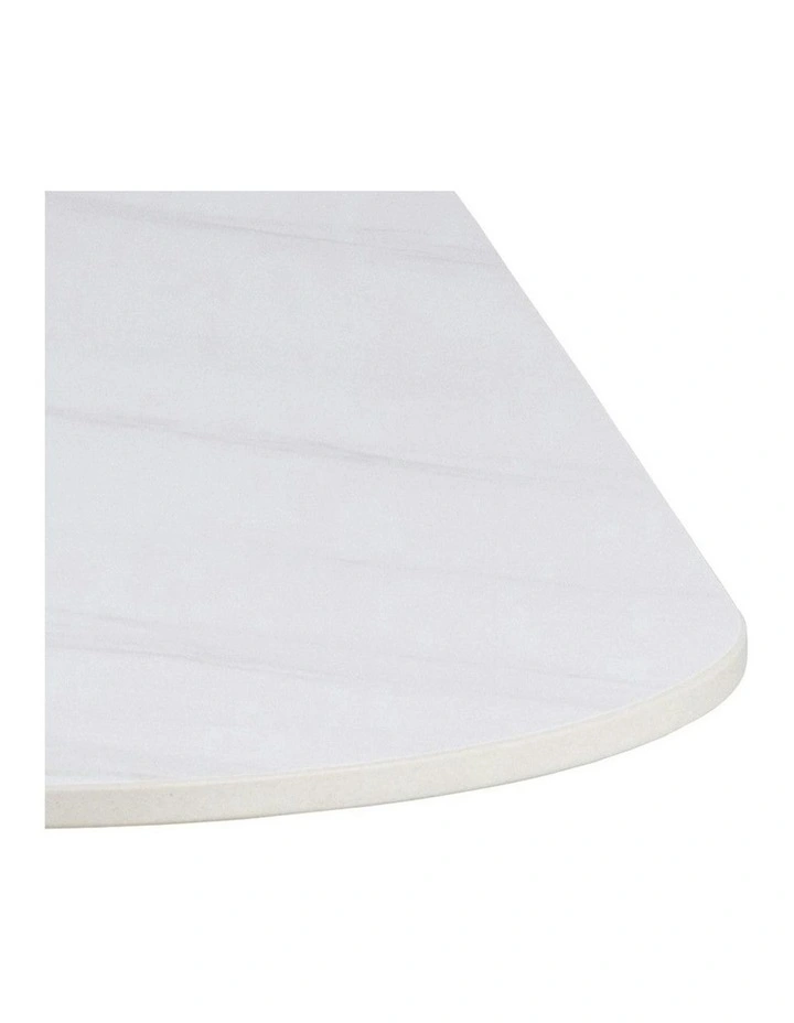 MARTA Square Dining Table 90cm - White image 4