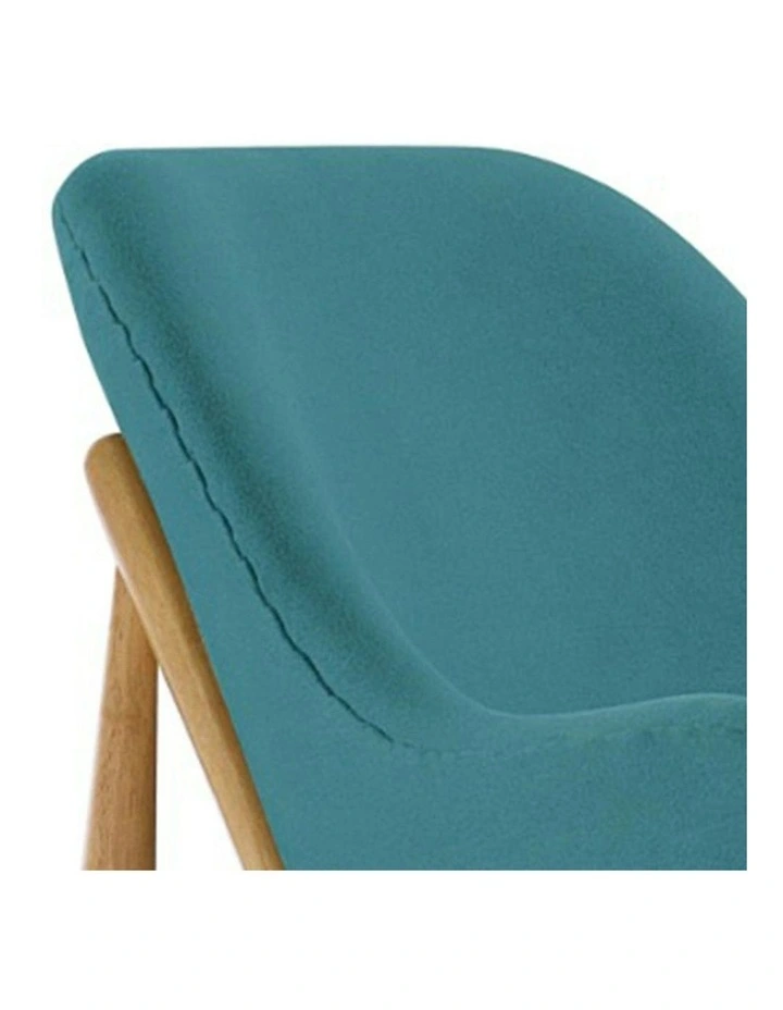 VERONIC Lounge Chair - Teal & Natural image 7