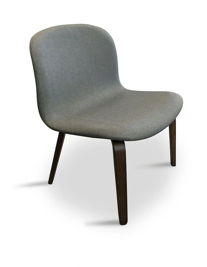 LOTTIE Lounge Chair - Walnut & Grey image 5