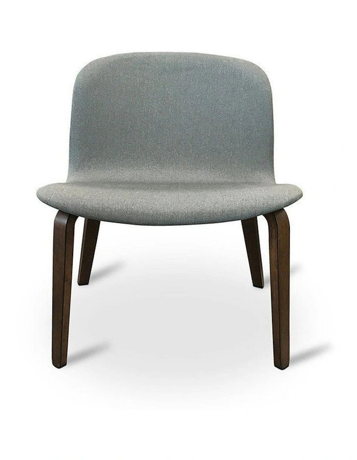 LOTTIE Lounge Chair - Walnut & Grey image 7
