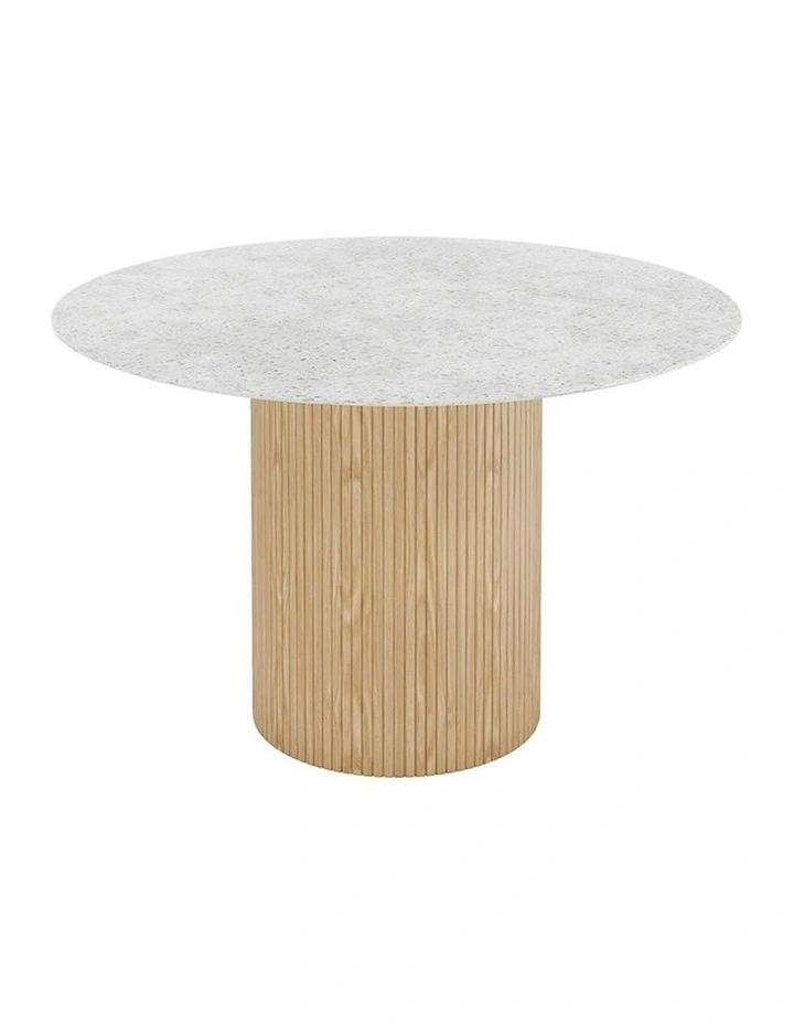 BLANCHE Dining Table 120cm - Marble Stone image 1