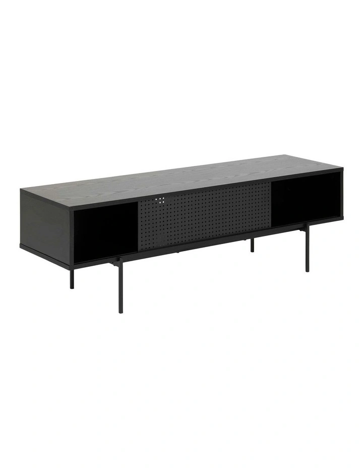 KREMAN Entertainment TV Unit 140cm - Black image 1