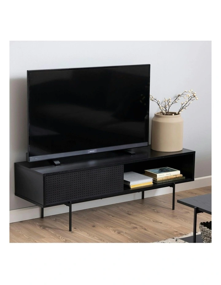 KREMAN Entertainment TV Unit 140cm - Black image 5
