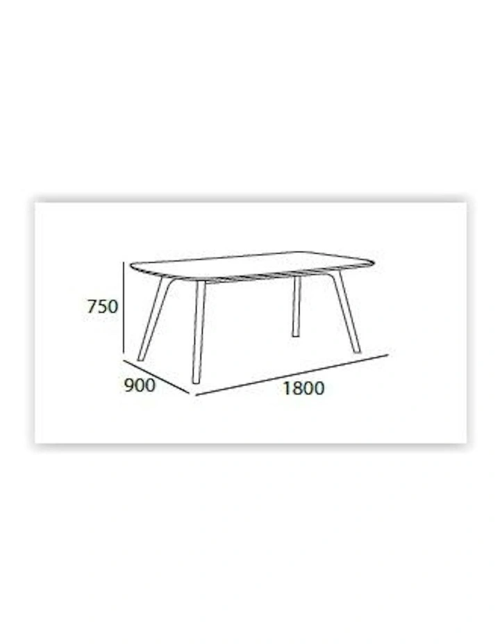 RODEN Dining Table 180cm - Natural Oak image 7