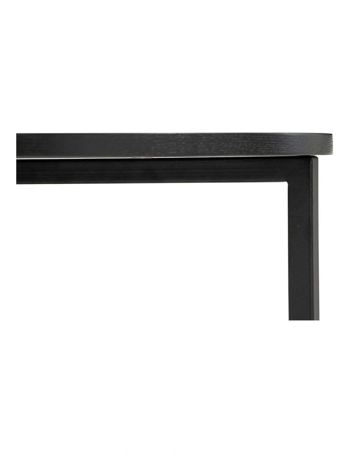 TURNER Round Side Table 46cm - Black image 4