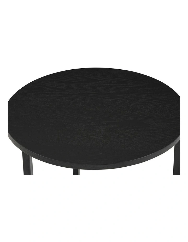 TURNER Round Side Table 46cm - Black image 5