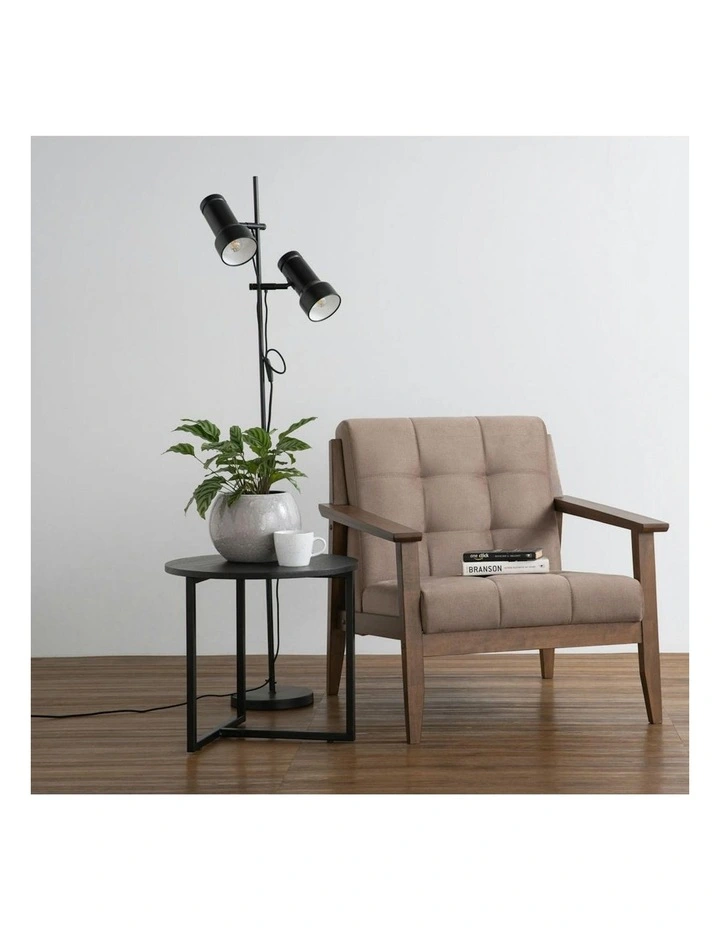TURNER Round Side Table 46cm - Black image 7