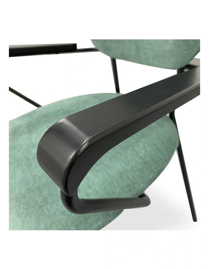 KELBY Arm Chair - Jade Black image 3