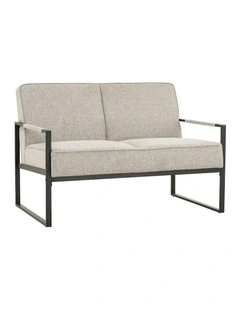 CALIBRA 2 Seater Sofa - Black & Grey