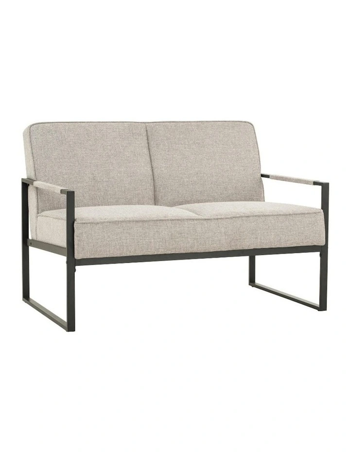 CALIBRA 2 Seater Sofa - Black & Grey image 1
