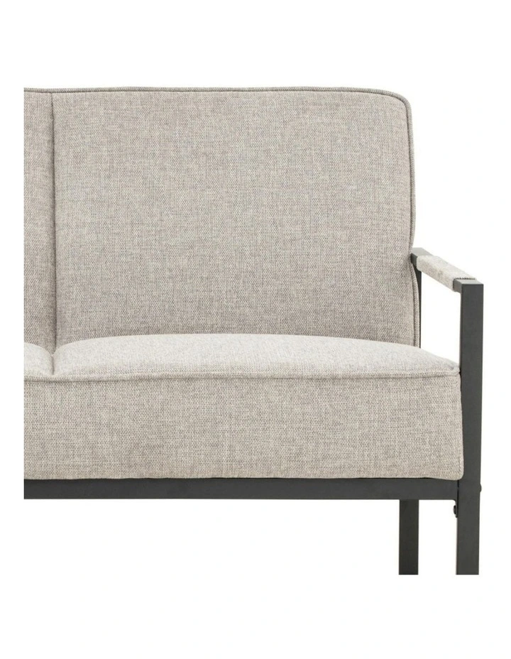 CALIBRA 2 Seater Sofa - Black & Grey image 6