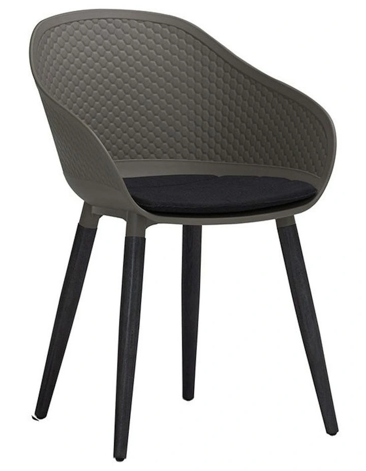 UNITY Arm Chair - Taupe & Black image 2