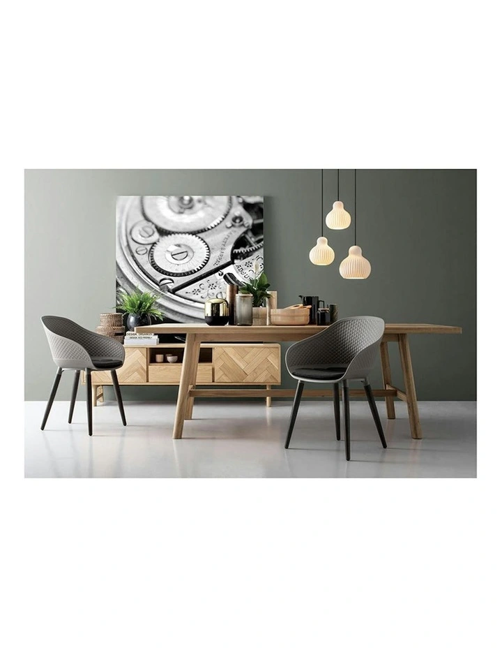 UNITY Arm Chair - Taupe & Black image 3