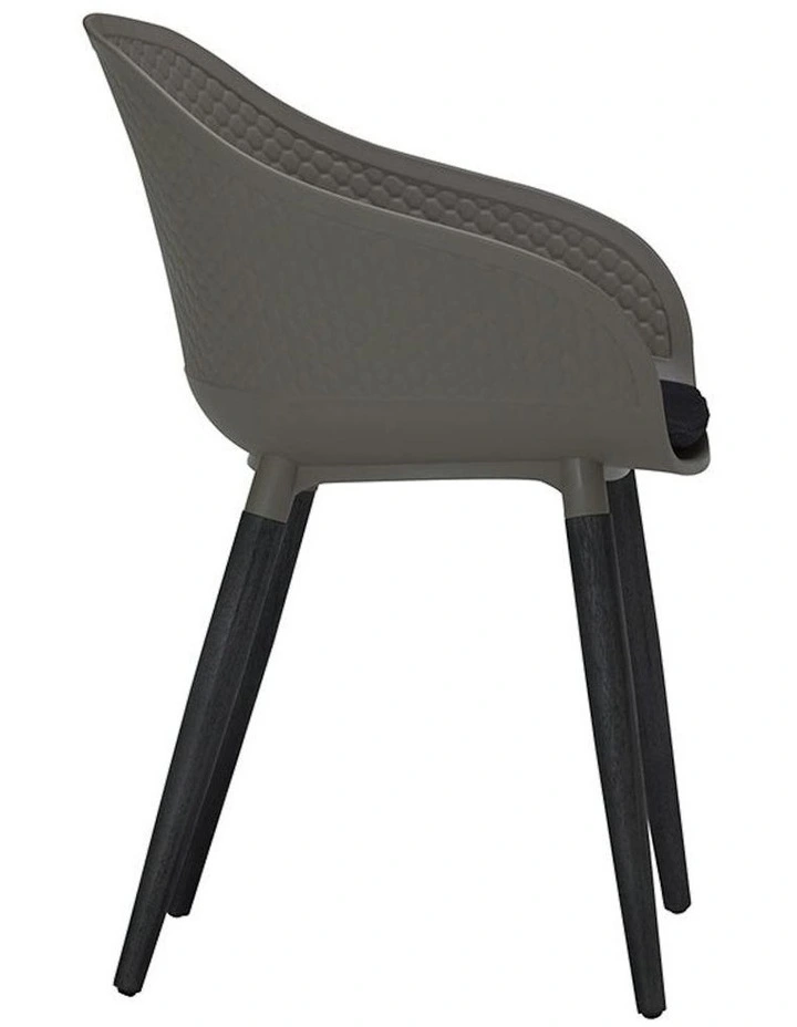 UNITY Arm Chair - Taupe & Black image 5