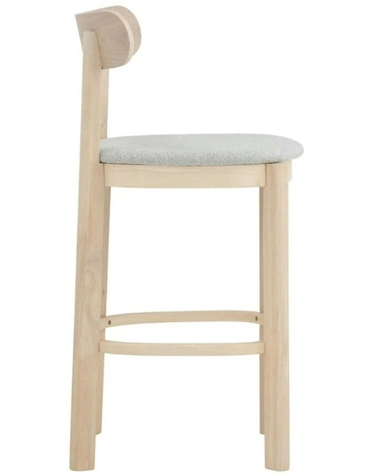 LOWEN Bar Stool - Oak & Light Grey image 5