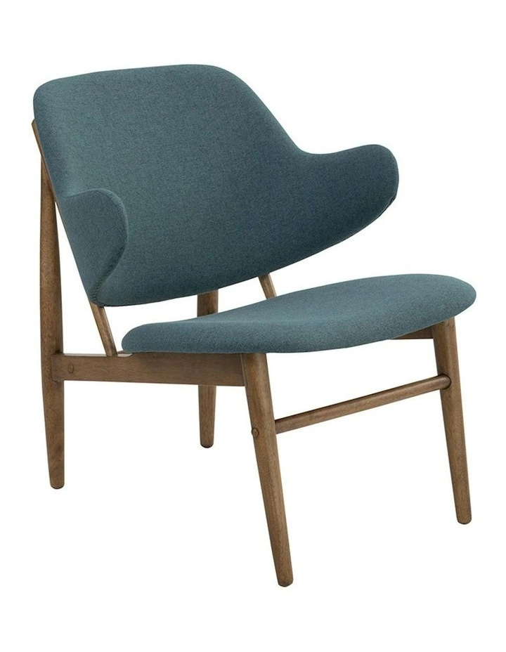 VERONIC Lounge Chair - Cocoa & Nile Green image 1