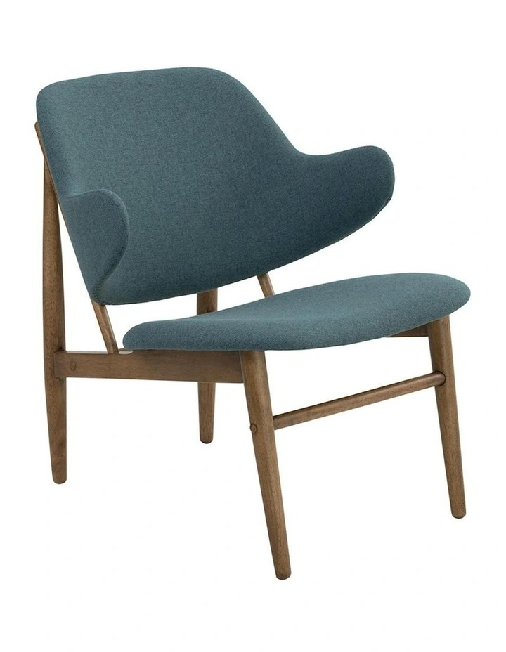 VERONIC Lounge Chair - Cocoa & Nile Green image 6