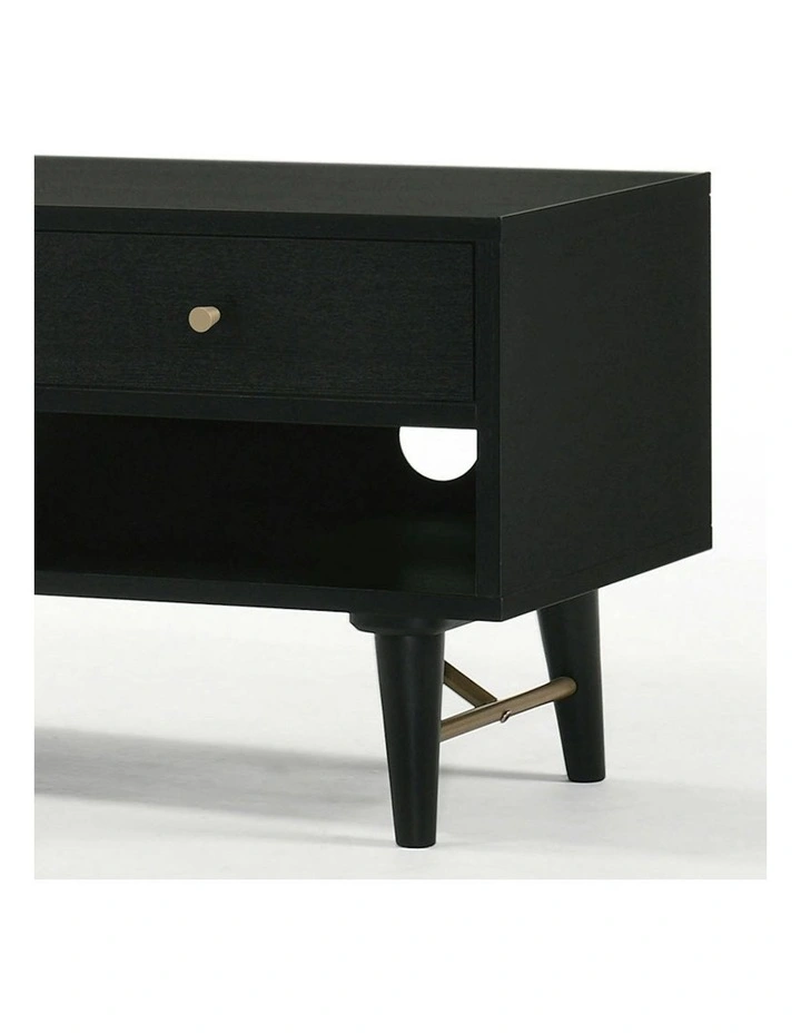 RANIA Entertainment TV Unit 170cm - Black Ash image 4