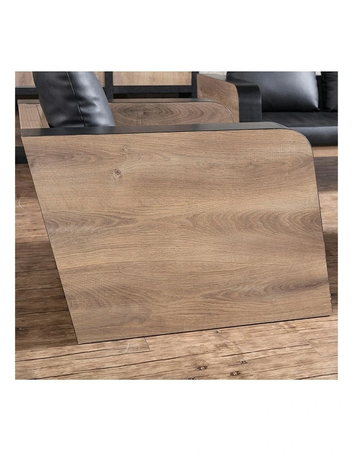 FRANCO Single Seater Sofa - Warm Oak & Black image 5