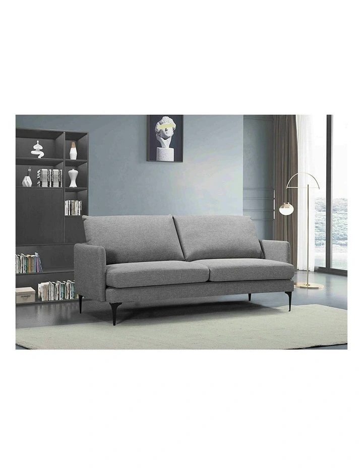 HARLOW 3 Seater Sofa - Grey image 6