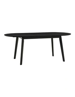 WERNER Extendable Dining Table 150-195cm - Black