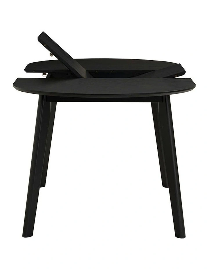 WERNER Extendable Dining Table 150-195cm - Black image 2