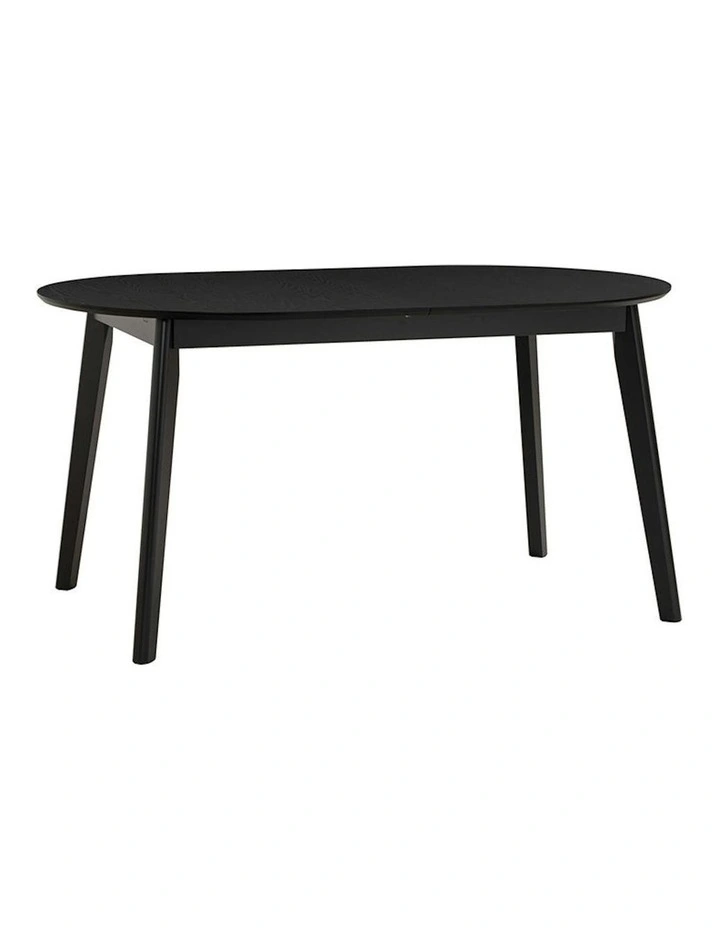 WERNER Extendable Dining Table 150-195cm - Black image 4
