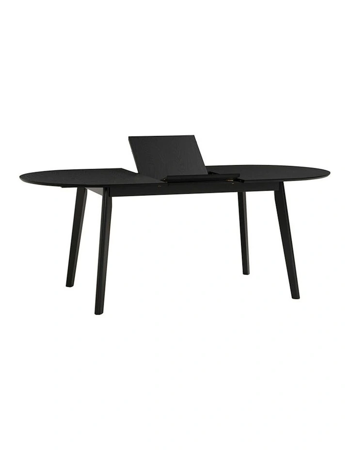 WERNER Extendable Dining Table 150-195cm - Black image 6
