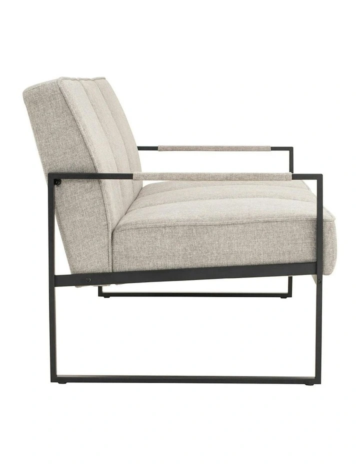 CALIBRA 3 Seater Sofa - Black & Grey image 4