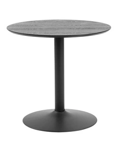 TITAN Round Dining Table 80cm - Black