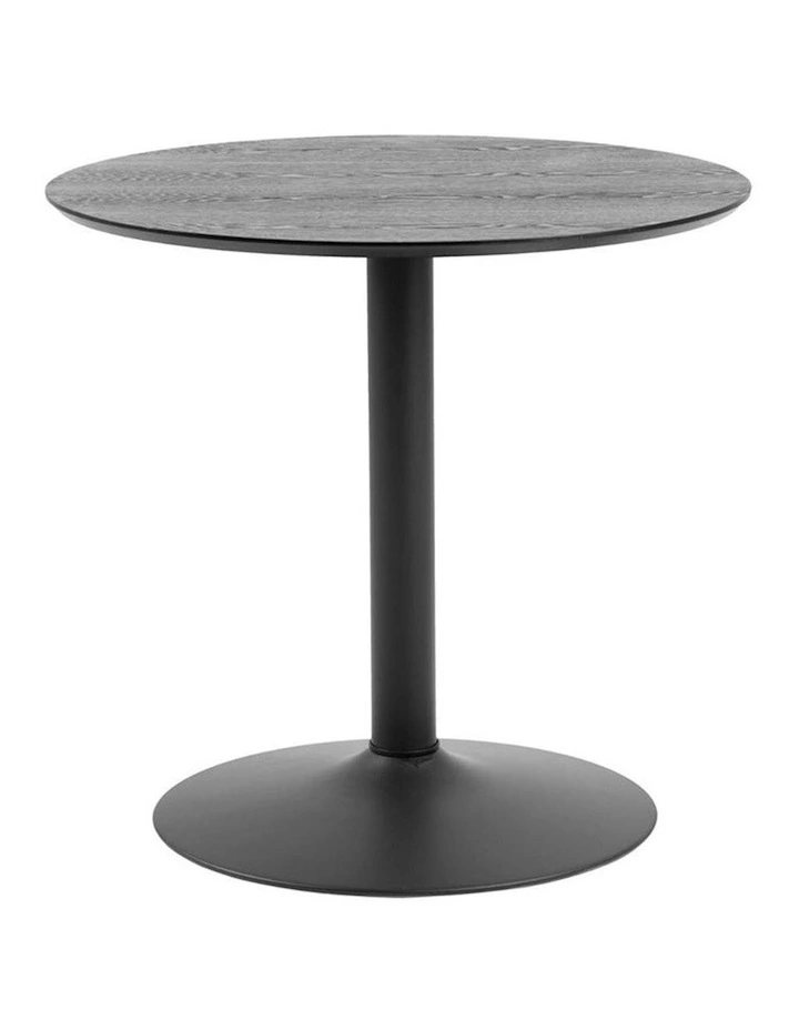 TITAN Round Dining Table 80cm - Black image 1