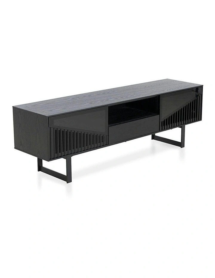 MONTANA Entertainment TV Unit 160cm - Black Ash image 1
