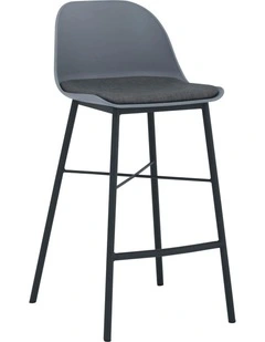 LAXMI Counter Stool - Grey & Black