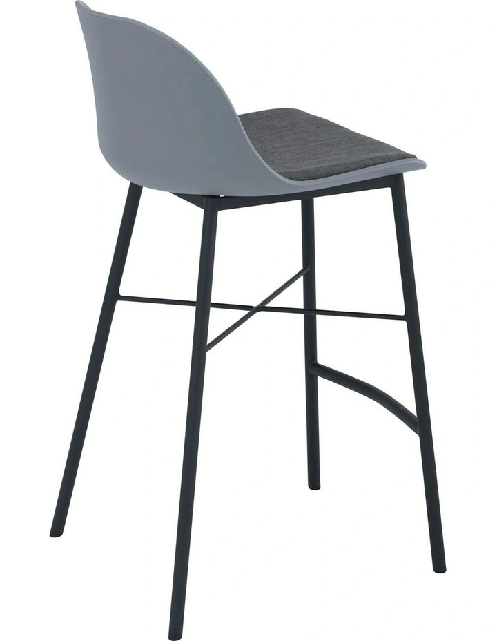 LAXMI Counter Stool - Grey & Black image 3