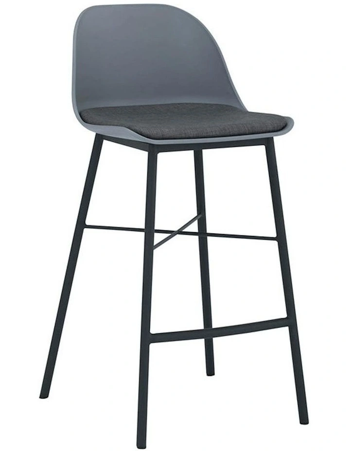 LAXMI Counter Stool - Grey & Black image 4