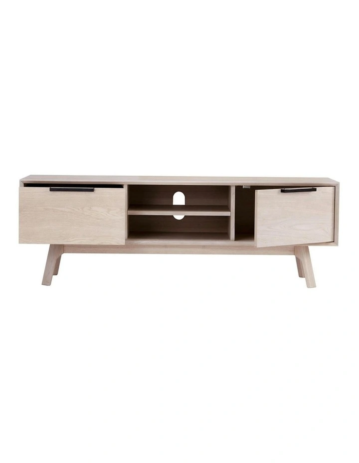 NEATH Entertainment TV Unit 150cm - White Oak image 6
