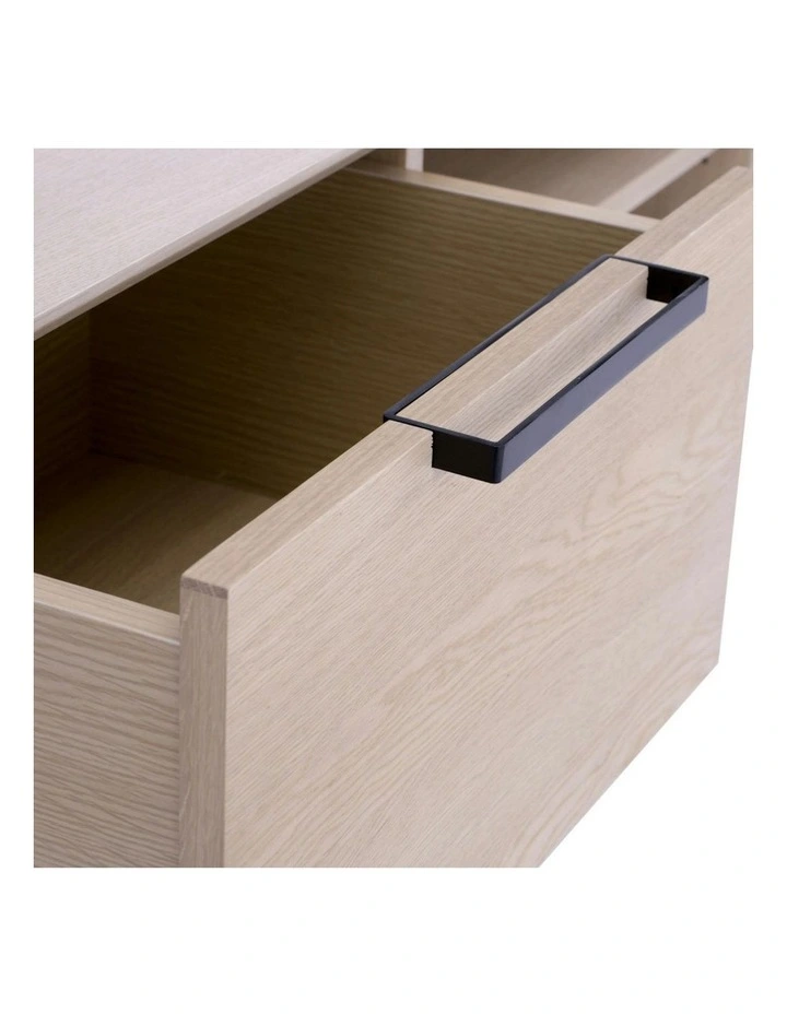 NEATH Entertainment TV Unit 150cm - White Oak image 7