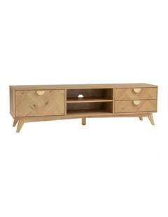 LOFTUS Entertainment TV Unit 180cm - Oak