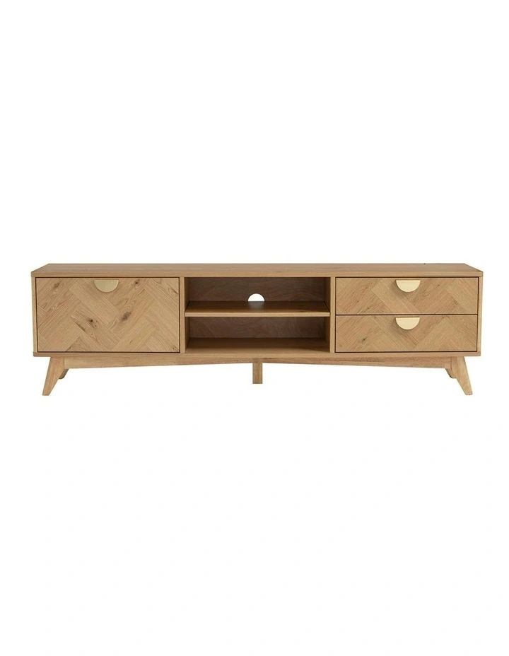 LOFTUS Entertainment TV Unit 180cm - Oak image 4