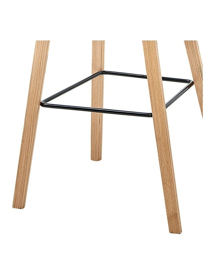 NORTE Bar Stool - Natural & White image 4