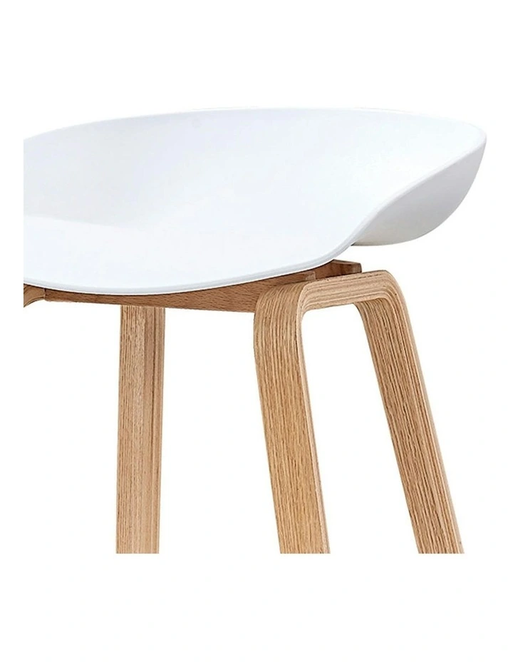 NORTE Bar Stool - Natural & White image 7