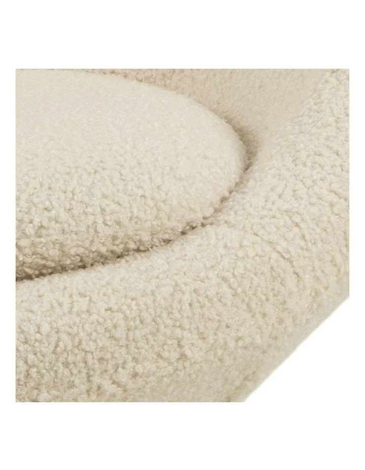 CENTER Boucle Lounge Arm Chair - Cream image 5