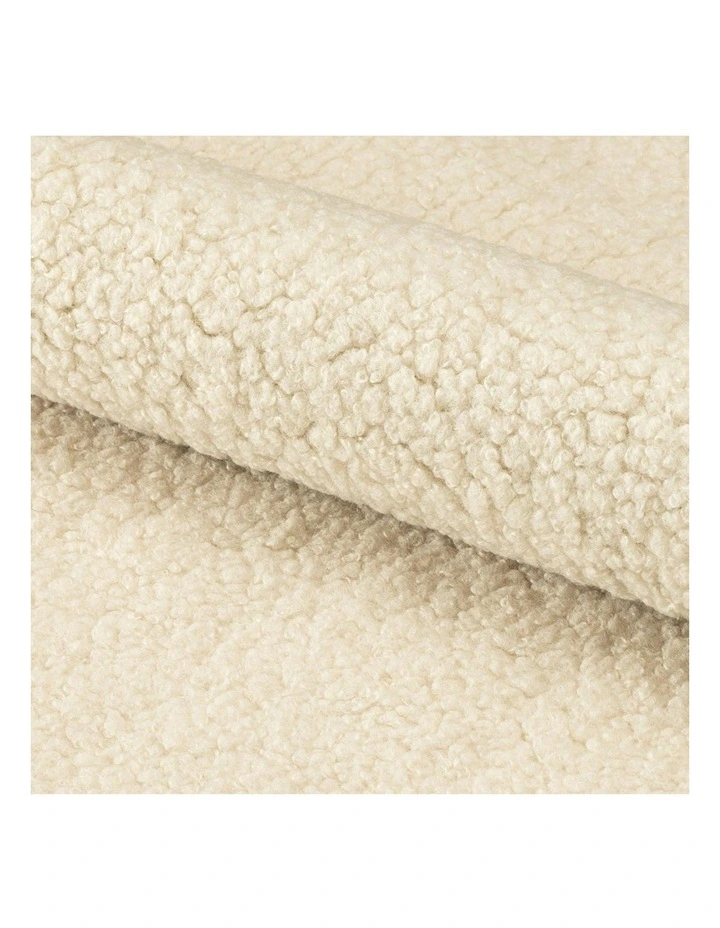 CENTER Boucle Lounge Arm Chair - Cream image 7