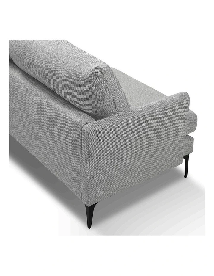 HARLOW 3 Seater Sofa - Light Grey image 7