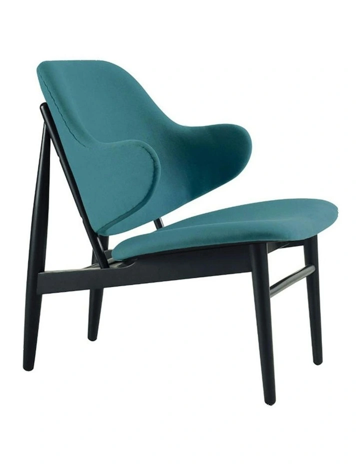VERONIC Lounge Chair - Teal & Black image 1
