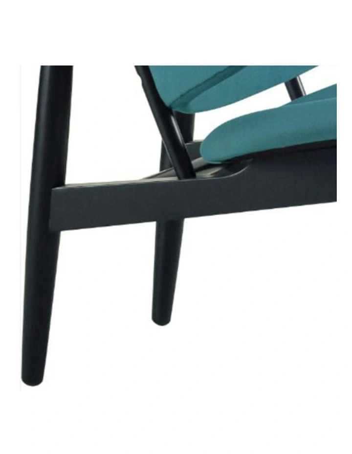 VERONIC Lounge Chair - Teal & Black image 4