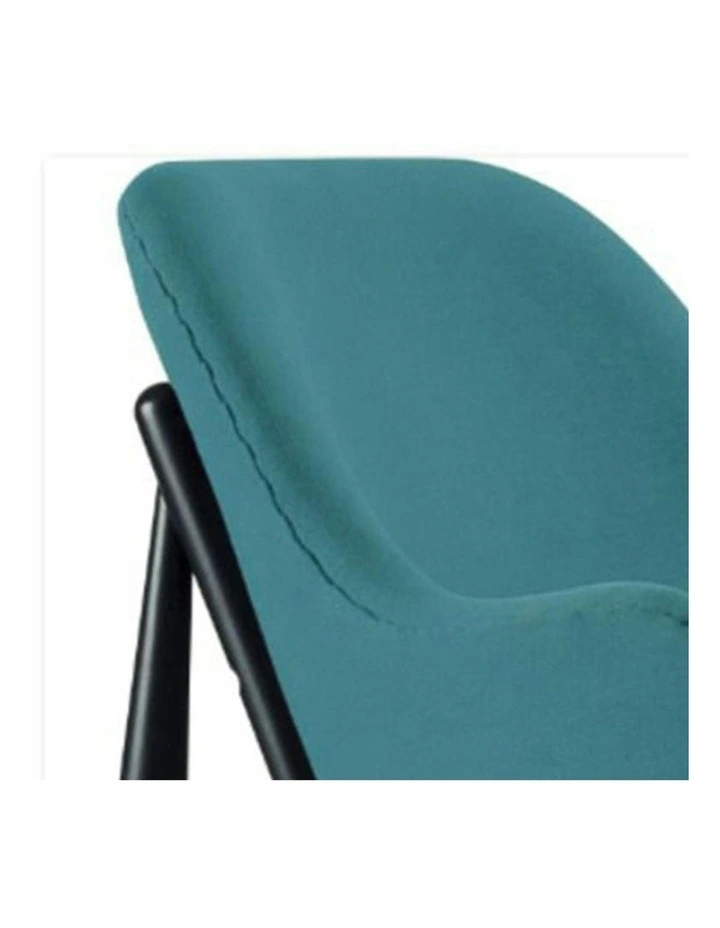 VERONIC Lounge Chair - Teal & Black image 6
