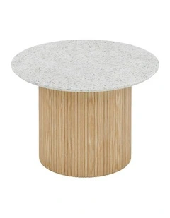 BLANCHE Side Table 60cm - Terrazzo Stone