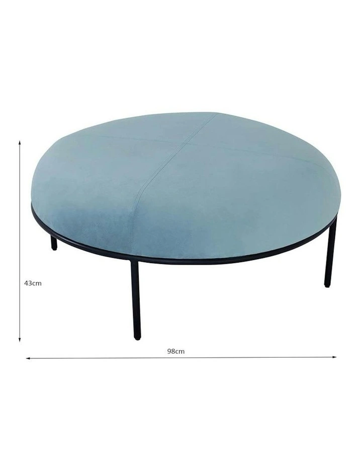 VAMOS Round Footstool 98cm - Jade image 5